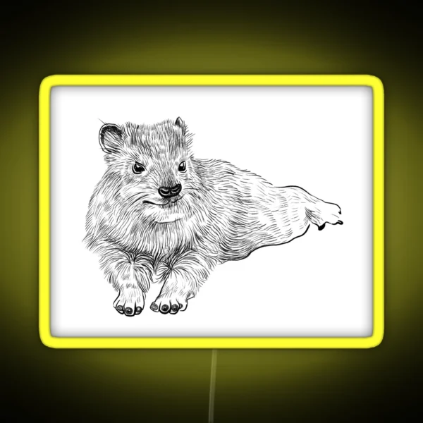 Hyrax RGB Neon Sign