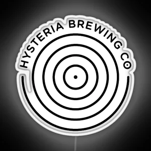 Hysteria Brewing Company RGB Neon Sign