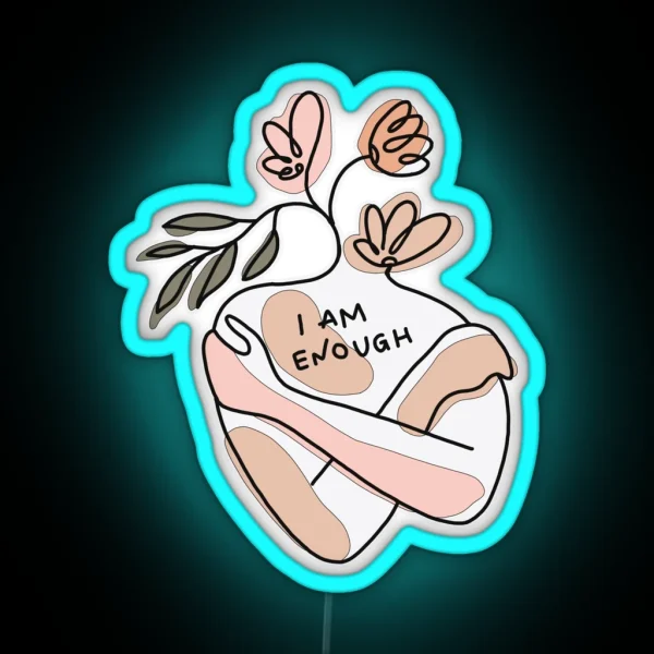 I Am Enough RGB Neon Sign