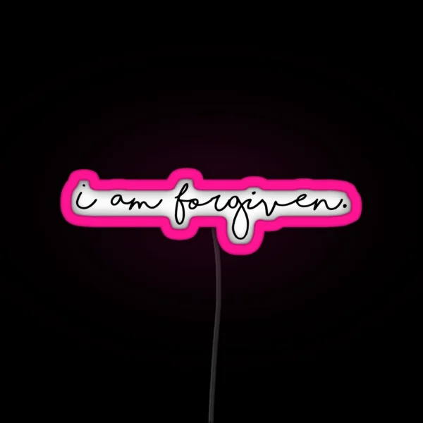 I Am Forgiven RGB Neon Sign