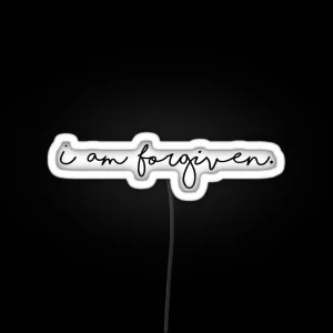 I Am Forgiven RGB Neon Sign