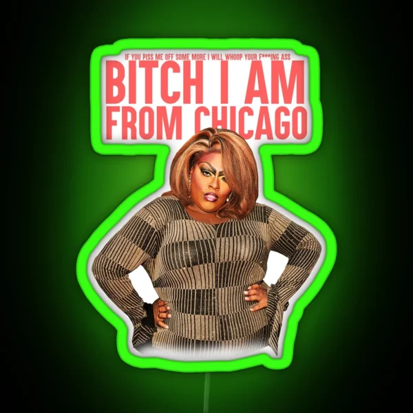 I AM FROM CHICAGO RGB Neon Sign