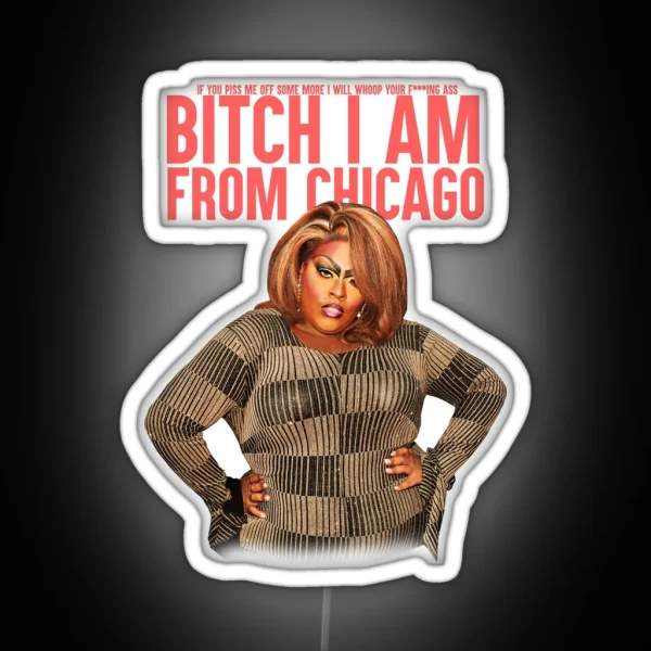 I AM FROM CHICAGO RGB Neon Sign