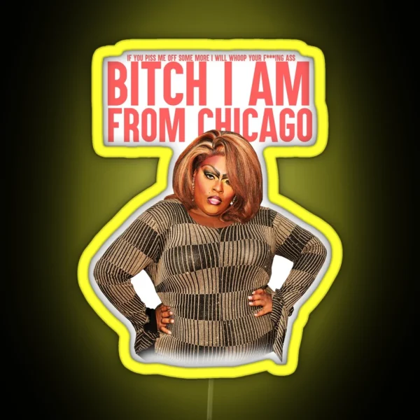 I AM FROM CHICAGO RGB Neon Sign