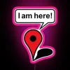 RGB LED neon sign for home office Google Maps location