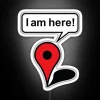 Neon Decorative Sign for Home or Office with GPS Icon