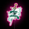 Customizable RGB LED Neon Sign with Personalized Text Message Display