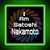 Unique RGB Neon Sign with Mysterious Satoshi Nakamoto Quote Illuminated