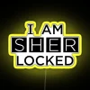 Official Licensed Sherlock Holmes Neon Sign with Bright Colorful RGB Lighting