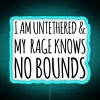 Glowing IASIP quote neon light decor for untamed souls enthusiasts