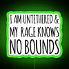 Dive into the chaos with Dennis's fiery quote in bold RGB