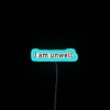 Add quirky charm with 'I Am Unwell' RGB Neon Sign