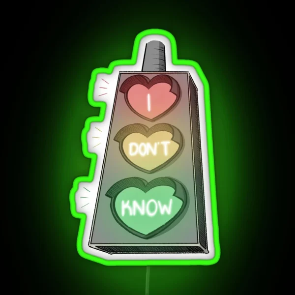 I Ask The Traffic Lights RGB Neon Sign