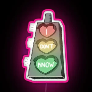 I Ask The Traffic Lights RGB Neon Sign