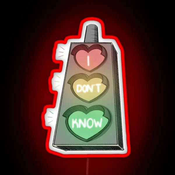 I Ask The Traffic Lights RGB Neon Sign