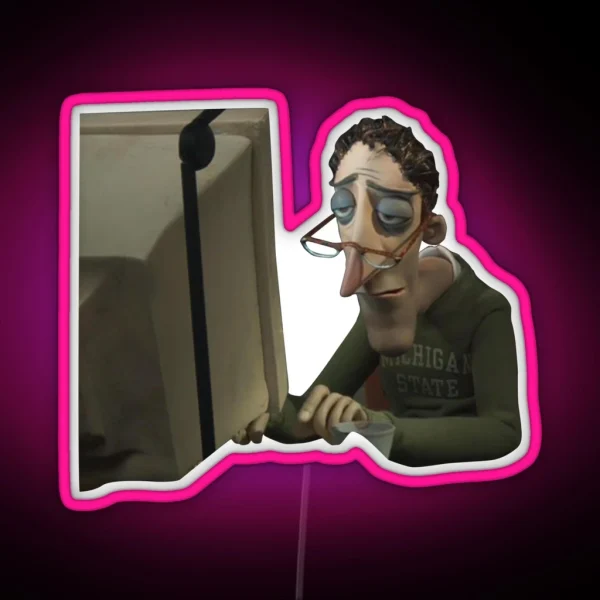 I Been Looking Like This Guy Lately RGB Neon Sign