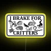 LED Animal Friendly Road Sign with Color Changing RGB Lighting Features