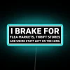 Vibrant Neon Sign for Vintage Shopper Humor and Quirky Decor Enthusiasts