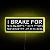 Unique Color-Changing Neon Sign for Bumper Display of Quirky Interests