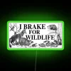 Wildlife Conservation Home Decor led with RGB Neon Illuminated Sign