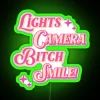 Emotional Home Decor Sign with Broken Heart RGB Neon Accent