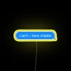 RGB LED Neon Sign with Customizable Messages and Chapters Displayed