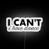 Neon Dance Party Sign with RGB Color Changing Lights