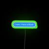 Softball Love Heartbeat LED Neon Sign for Sports Fan Decorations