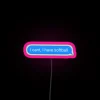 Customizable Softball Team Neon Sign with Colorful RGB LED Lighting Design