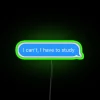 RGB Neon Sign Study Motivation Desk Decor for Students Office Space