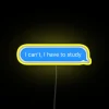 Colorful LED Neon Sign with Adjustable RGB Lighting Options Available
