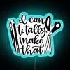 Customizable RGB neon sign perfect for unique home decor inspiration