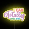 Customizable RGB LED Canvas Sign with Personalized Neon Effect Display