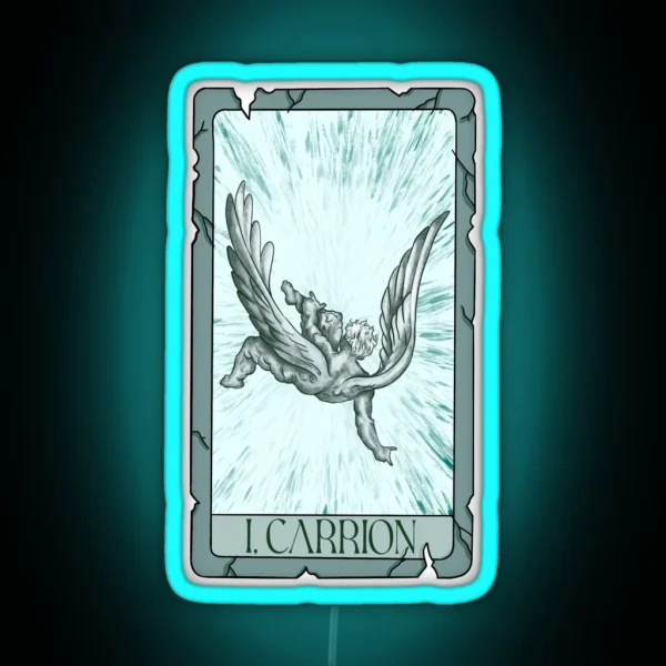 I Carrion Tarot RGB Neon Sign