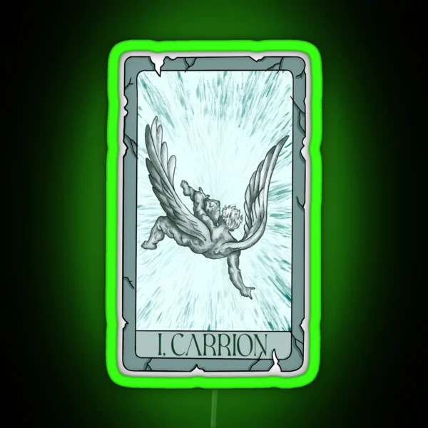 I Carrion Tarot RGB Neon Sign