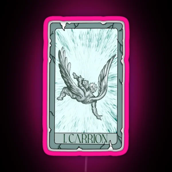 I Carrion Tarot RGB Neon Sign
