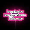 RGB LED Canvas Sign Featuring Taylor Swift Quote and Artwork Design