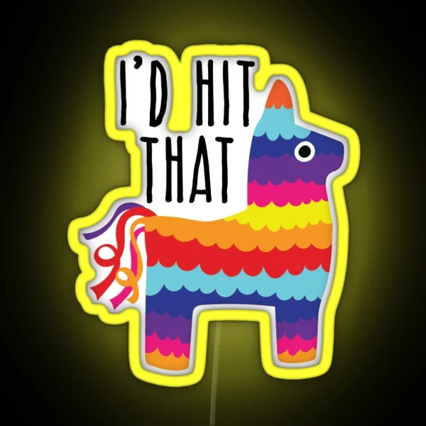 I D Hit That RGB Neon Sign