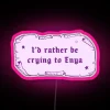 Vibrant RGB Neon Sign with Enya Quote Perfect Home Decor Gift Idea