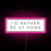 Home Sweet Home Vibes in Bright Neon Colorful Illuminated Letters
