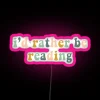 RGB Neon Sign for Book Lovers and Readers Personalized Gift Idea