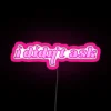 RGB Neon Sign with Dynamic Text Display and Color Changing Effects