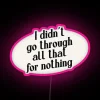 RGB LED Neon Sign Canvas Display Artistic Home Decor Statement