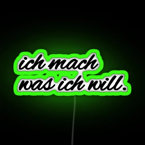 I Do What I Want RGB Neon Sign