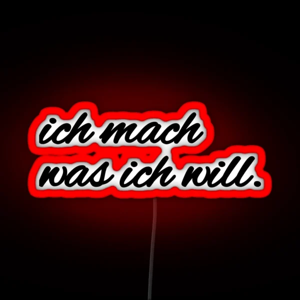 I Do What I Want RGB Neon Sign