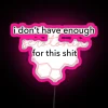 Vibrant RGB Neon Sign with Programmable Colors and Modern Design