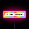 RGB Neon LED Sign for Anti-Speeding Awareness and Customizable Message Display