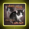 RGB LED Sign Portrait Meme I Am Not Cat Edition