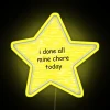 I'm feeling accomplished after finishing all my household chores tonight