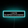 Defiantly declare your annoyance with bumper led in bold neon style